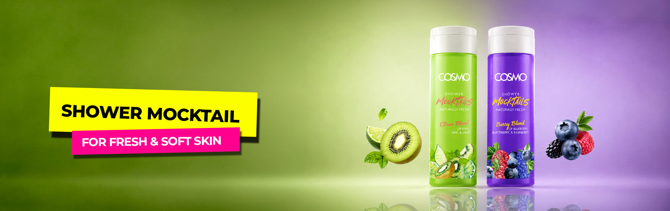 Refreshing Shower Mocktails for Hydrated & Fragrant Skin | India