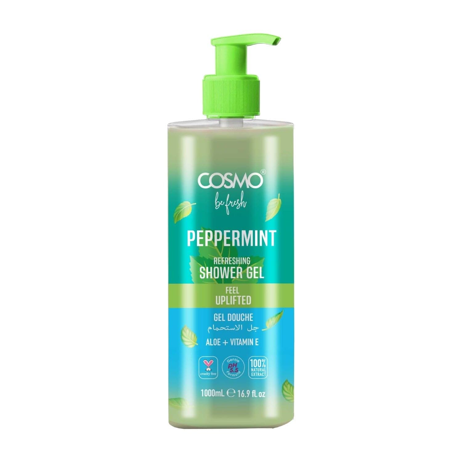 Be Fresh Peppermint Refreshing Shower Gel 1000ml