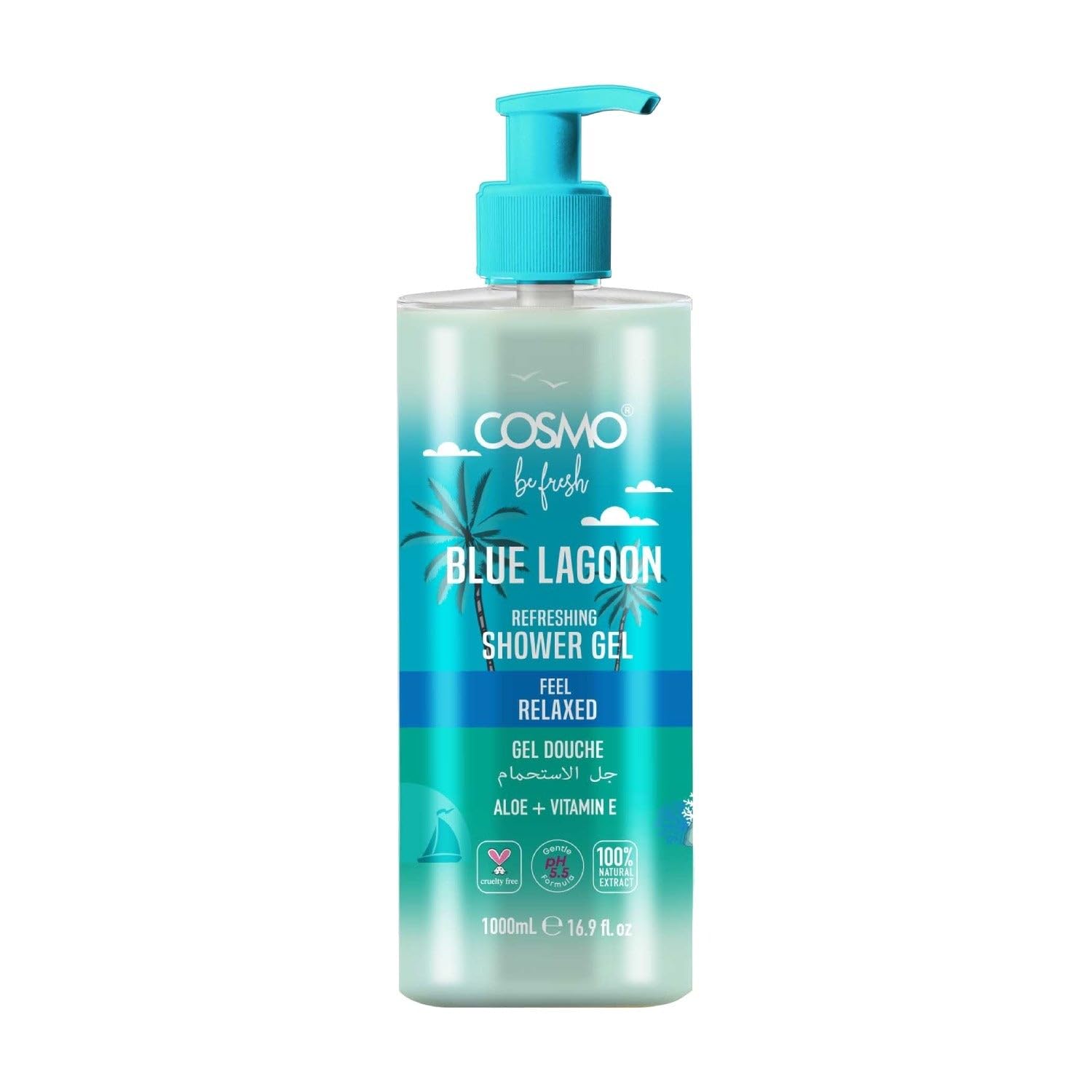 Be Fresh Shower Gel Blue Lagoon 1000ml
