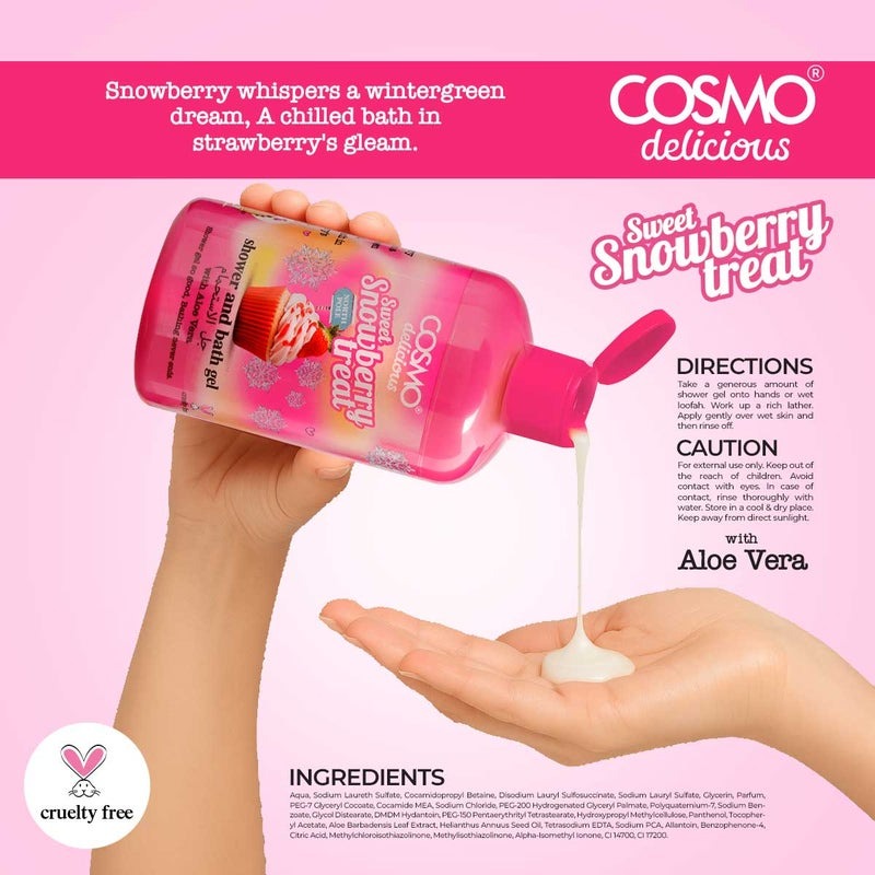 COSMO  DELICIOUS SWEET SNOWBERRY TREAT 3PCS KIT