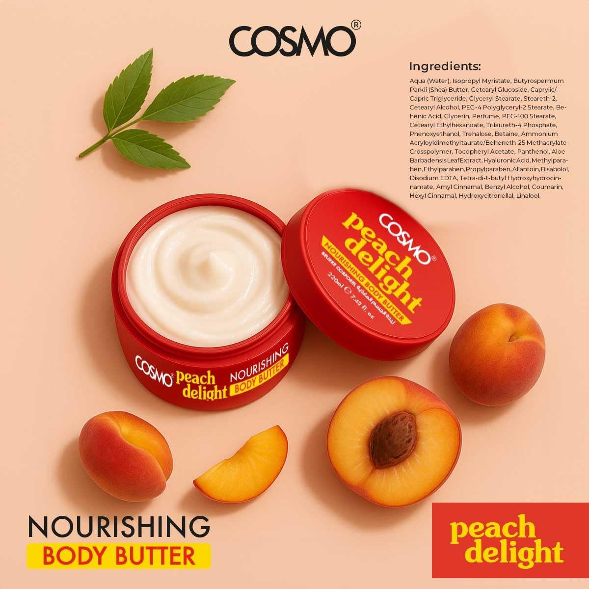 COSMO BODY BUTTER NOURISHING PEACH