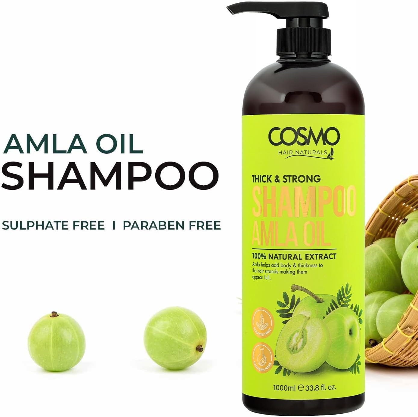 Amla Oil Extra Volume Shampoo - 1000Ml