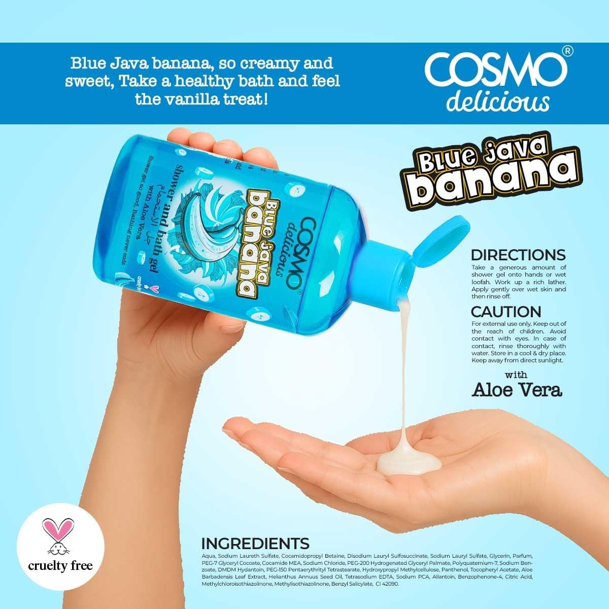 COSMO DELICIOUS BLUE JAVA BANANA 3PCS KIT