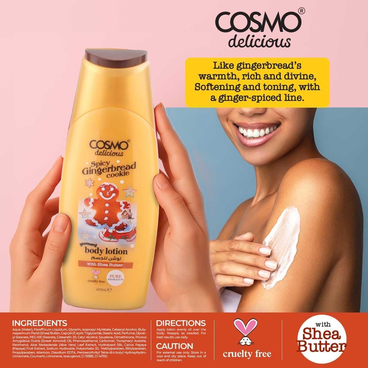 COSMO  DELICIOUS SPICY GINGERBREAD COOKIE 3PCS KIT