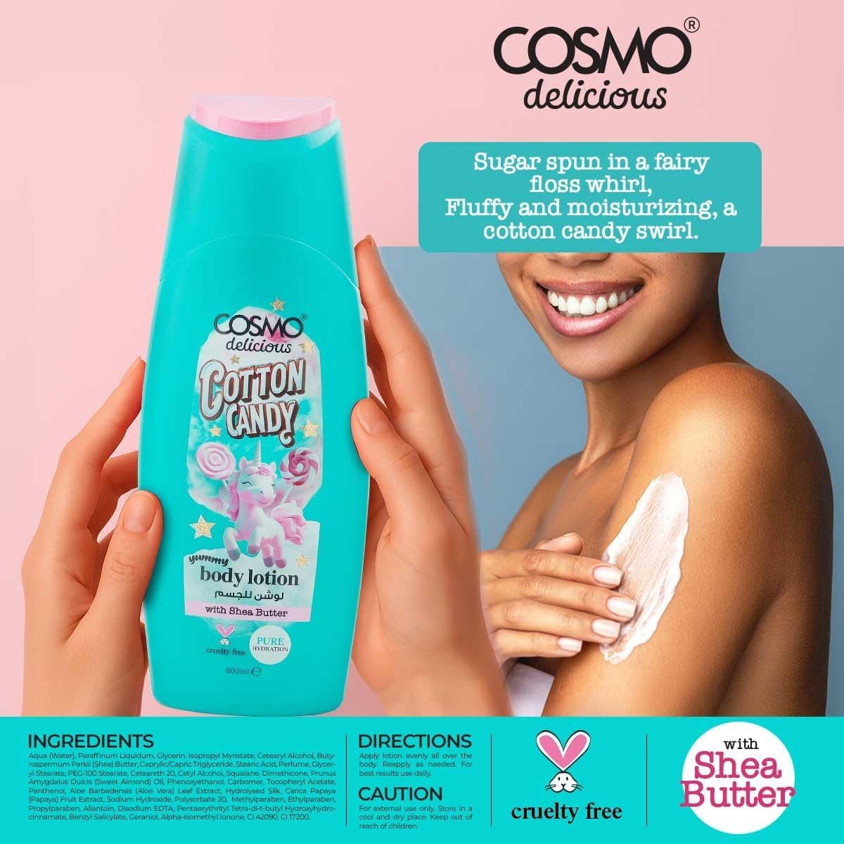 COSMO  DELICIOUS COTTON CANDY 3PCS KIT