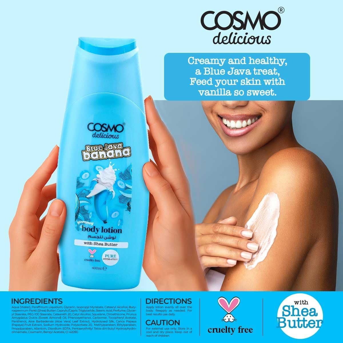 COSMO DELICIOUS BLUE JAVA BANANA 3PCS KIT