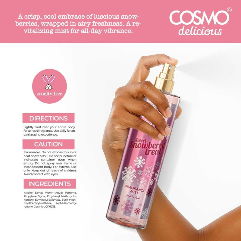 COSMO  DELICIOUS SWEET SNOWBERRY TREAT 3PCS KIT