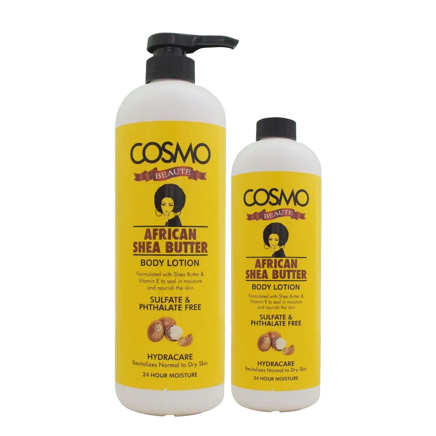 African Shea Butter Body Lotion - 1000ml & 500ml