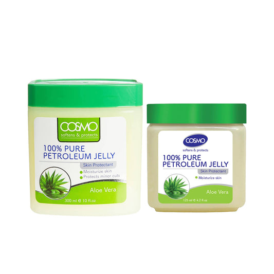 Aloe Vera 100% Pure Petroleum Jelly - 300ml & 125ml