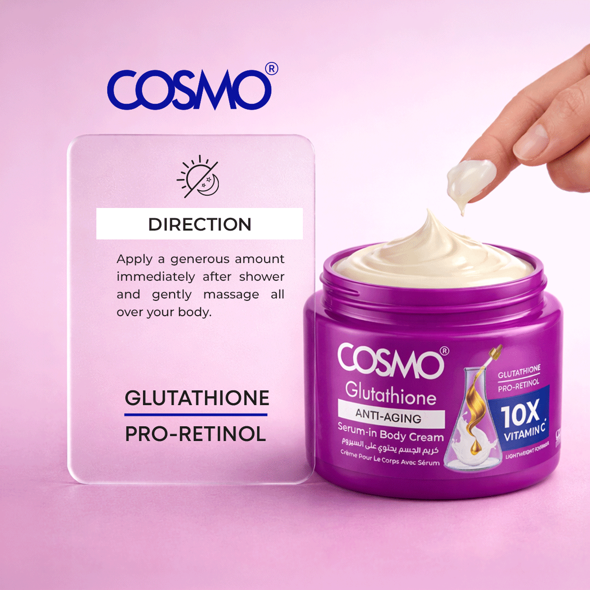 cosmo skin reduced l glutathione 10 Things We Love About COSMO Skin L-Glutathione Cosmo Skin Glutathione Bottle of