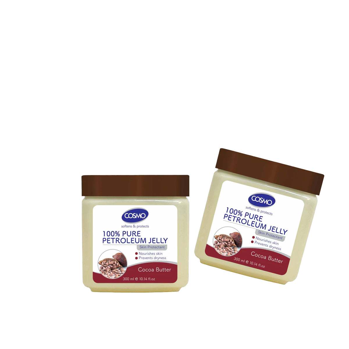 Cocoa Butter 100% Pure Petroleum Jelly 300ml - Pack Of 2