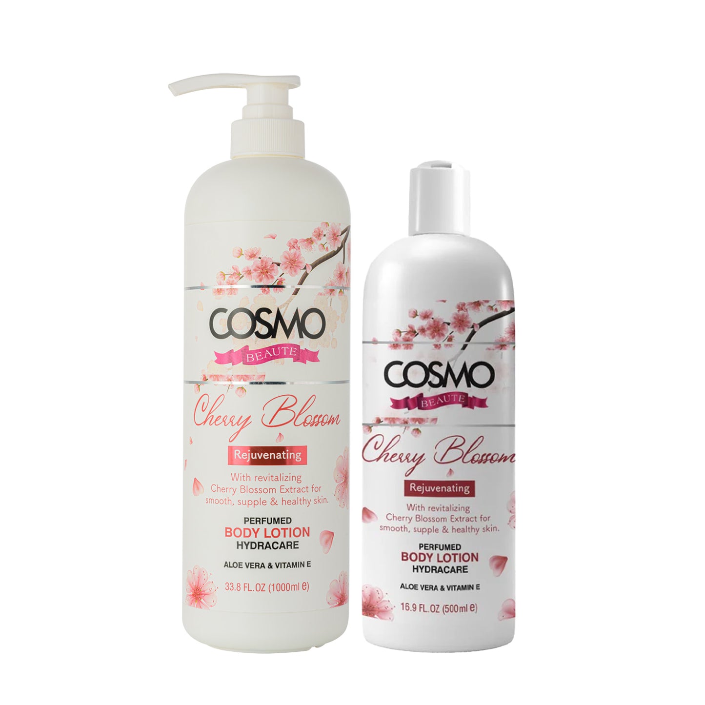 Cherry Blossom Rejuvenating Perfumed Body Lotion - 1000ml & 500ml