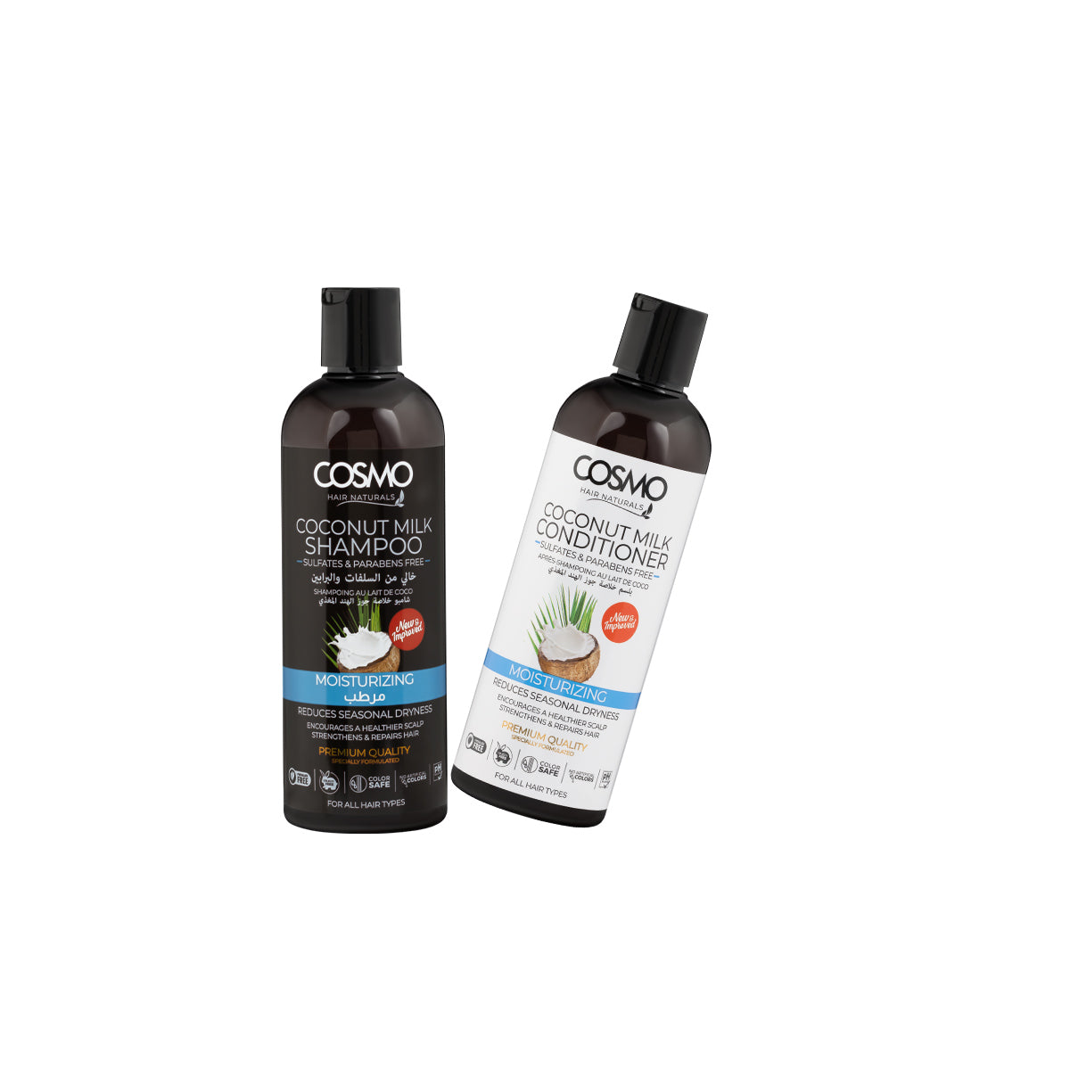 Coconut Milk Shampoo & Conditioner Set 480ml - Pack Of 2