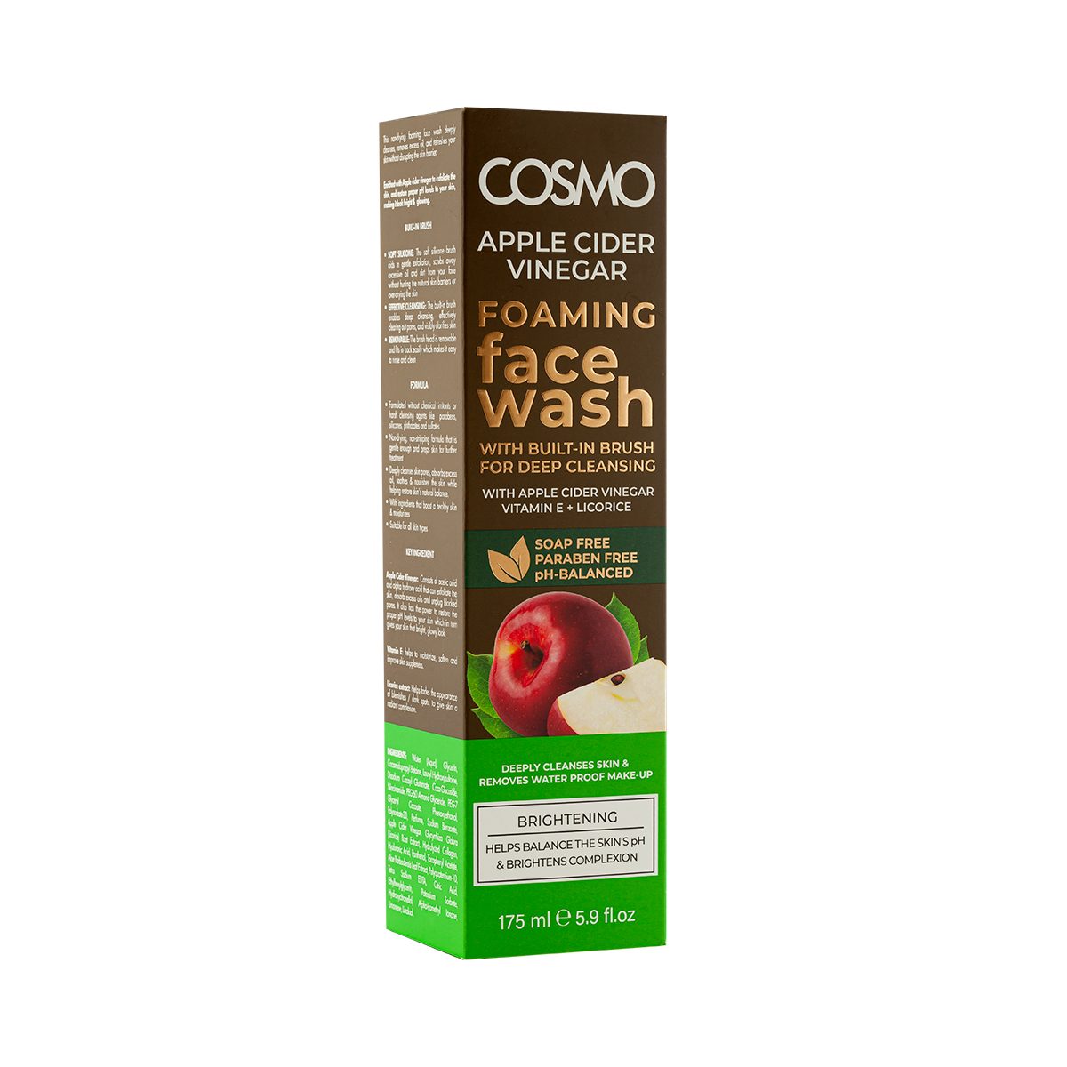 APPLE CIDER VINEGAR FOAMING FACE WASH - 175ML