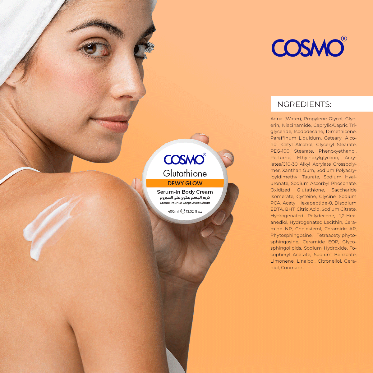 COSMO BODY CREAM SERUM-IN DEWY GLOW