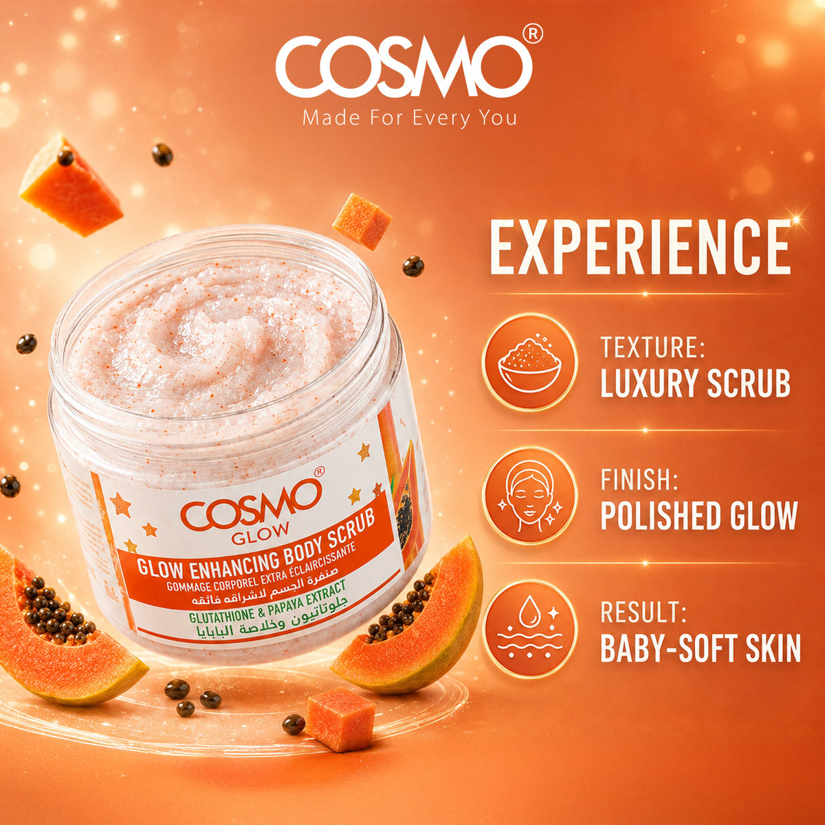 Cosmo Glow - Glow Enhancing Body Scrub