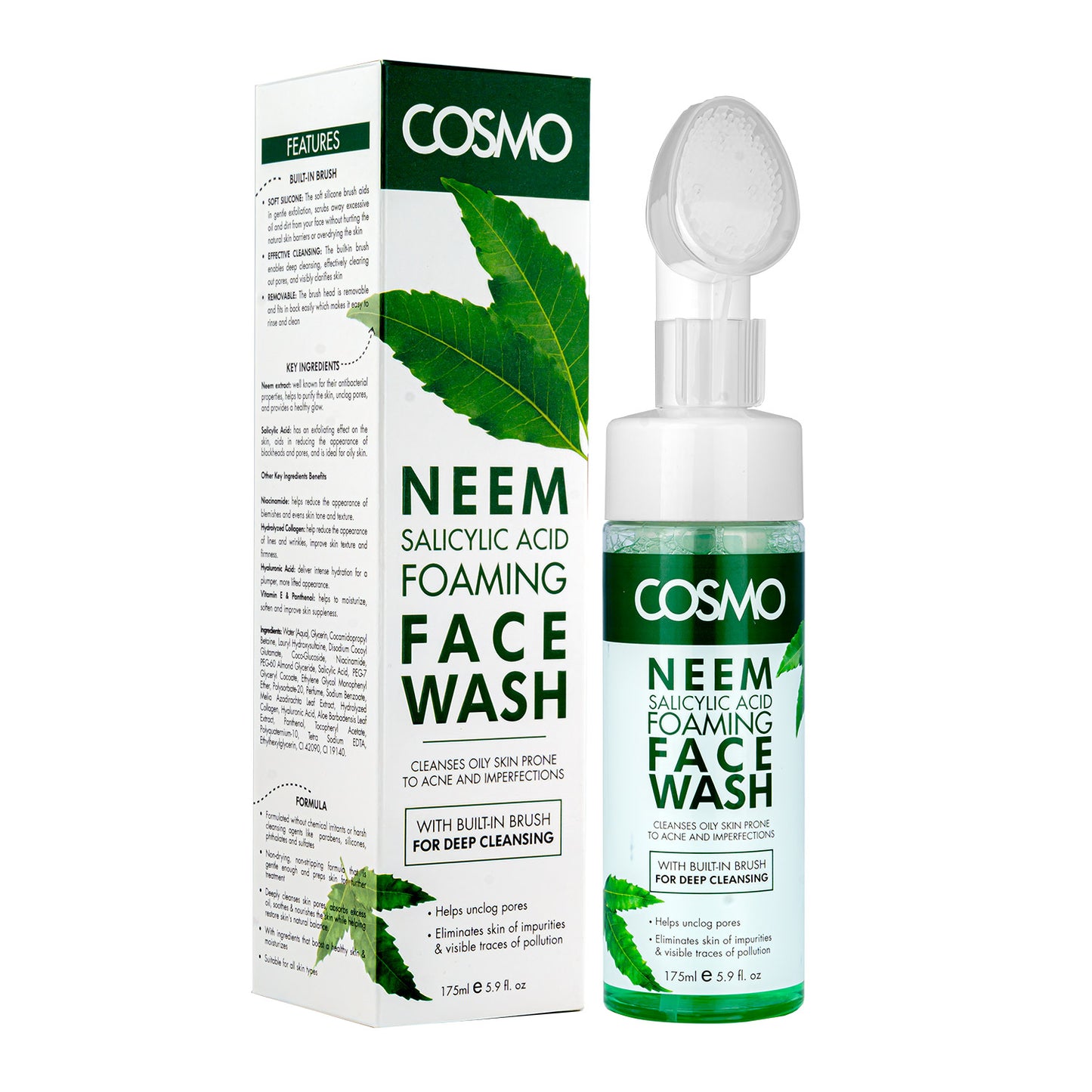 NEEM SALICYLIC ACID FOAMING FACE WASH - 175ML