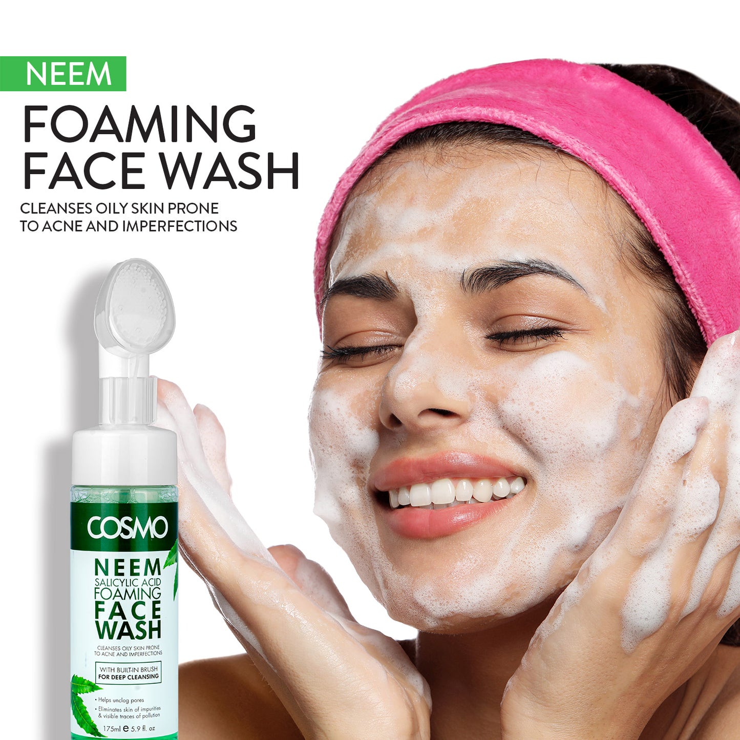 NEEM SALICYLIC ACID FOAMING FACE WASH - 175ML