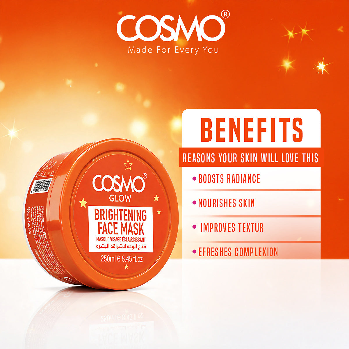 Cosmo Glow - Brightening FaceMask