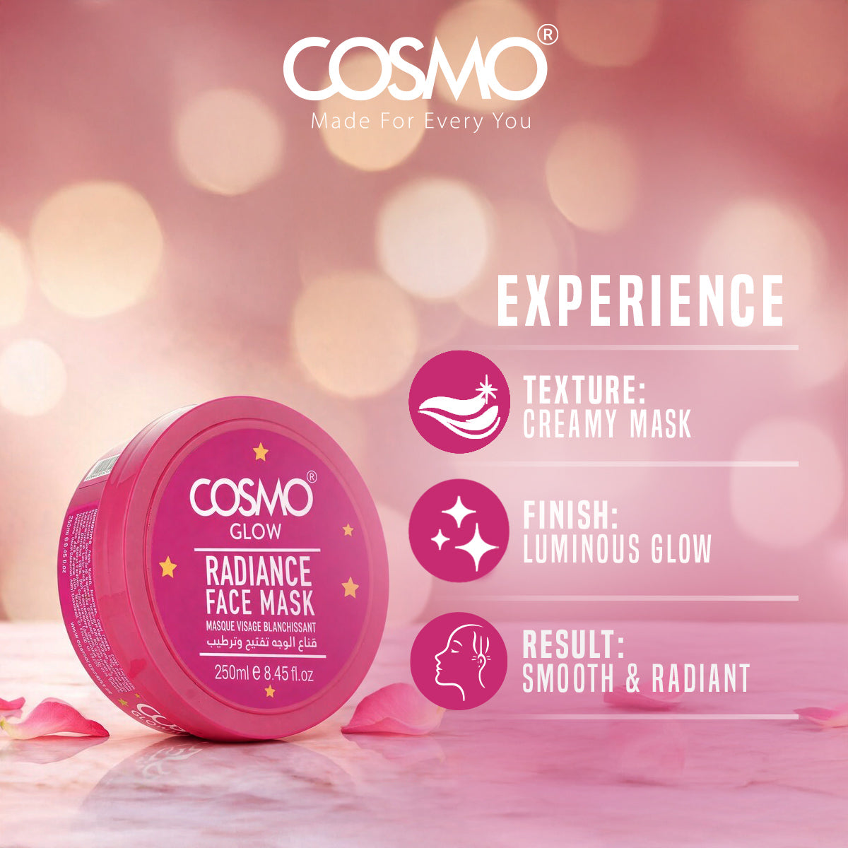 Cosmo Glow - Radiance Face Mask