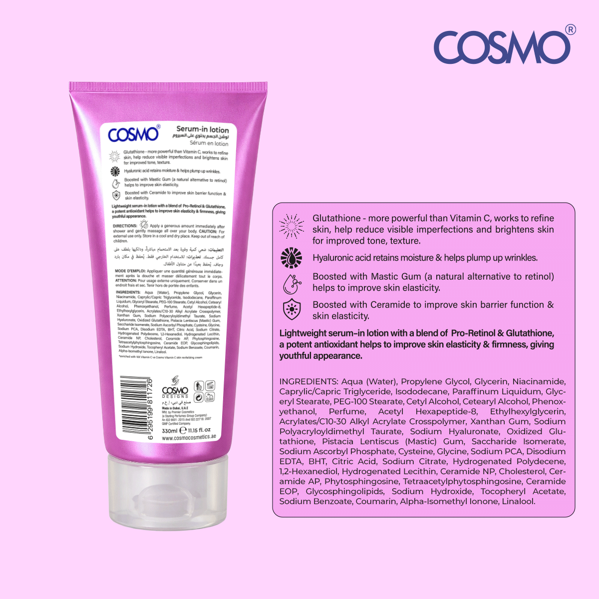 COSMO BODY SERUM IN LOTION ANTI AGING