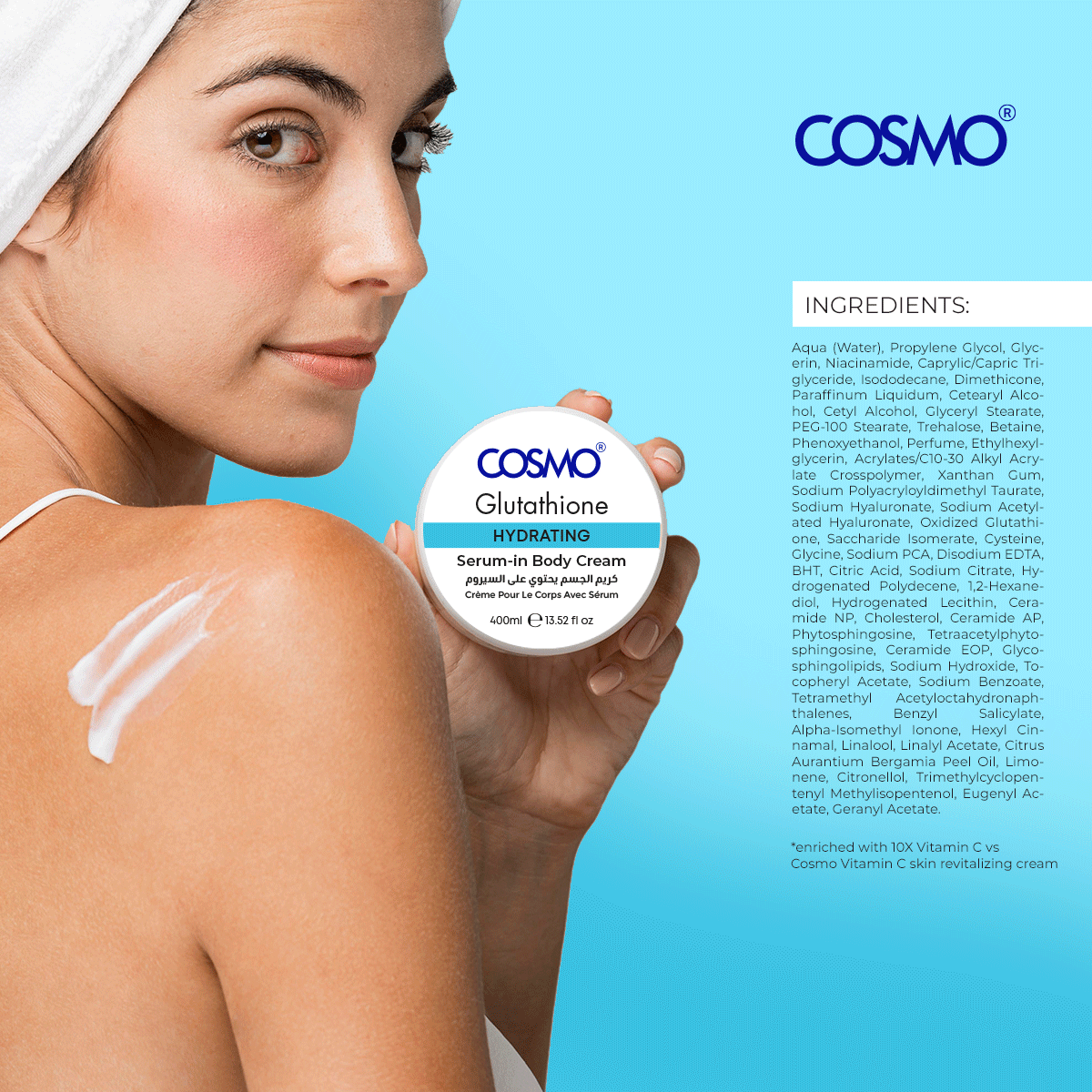 COSMO BODY CREAM SERUM IN HYDRATING