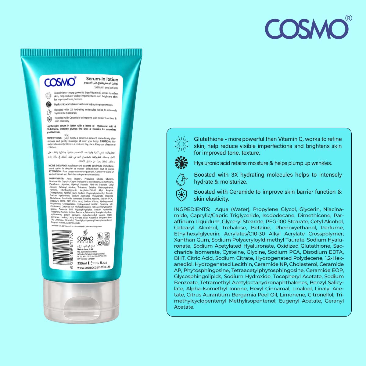 COSMO BODY SERUM IN LOTION HYDRATING