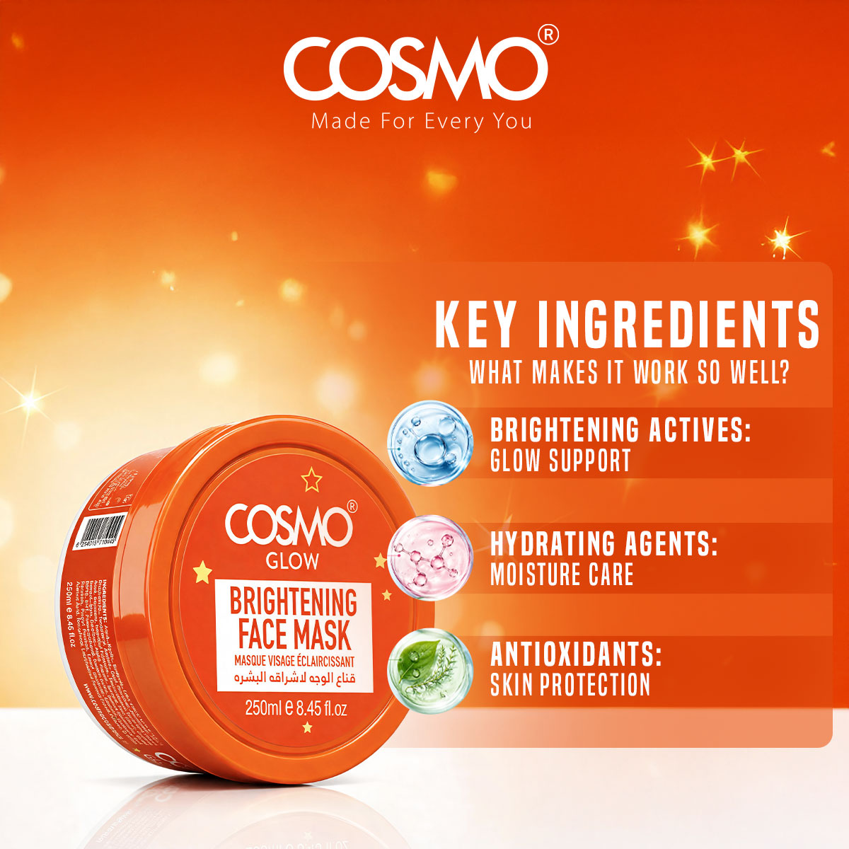 Cosmo Glow - Brightening FaceMask