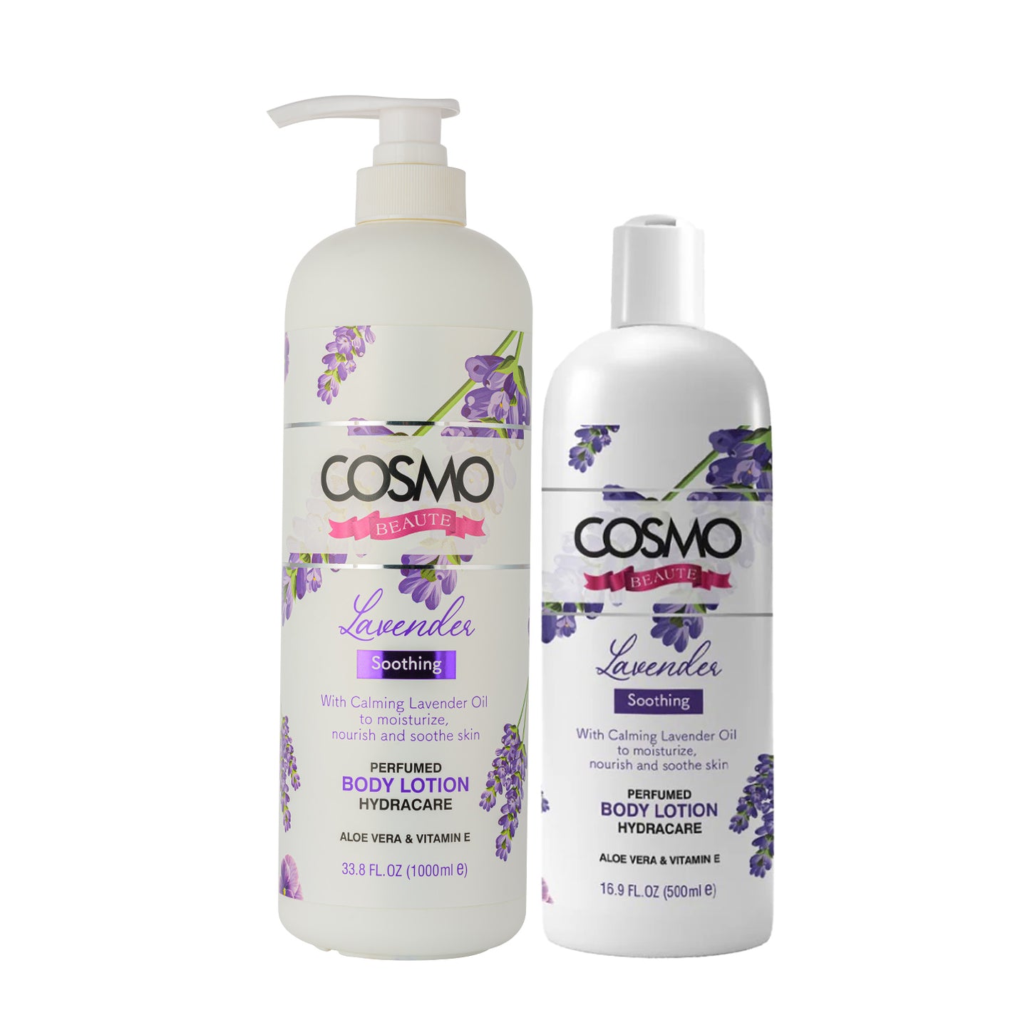 Lavender Soothing Perfumed Body Lotion - 1000ml & 500ml