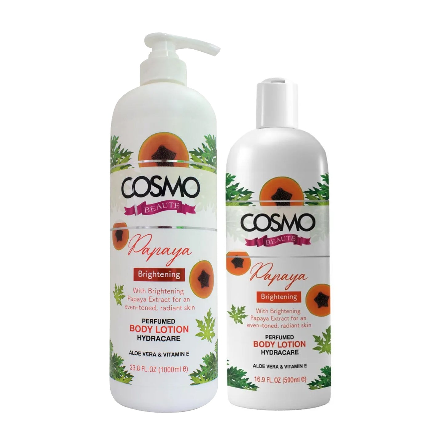 Papaya Brightening Perfumed Body Lotion - 1000ml & 500ml