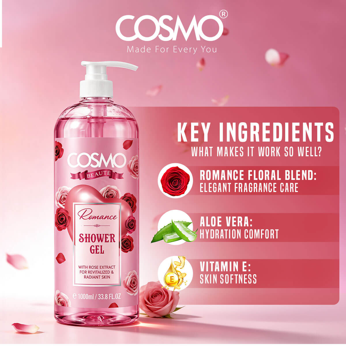 Beaute Romance - Shower Gel
