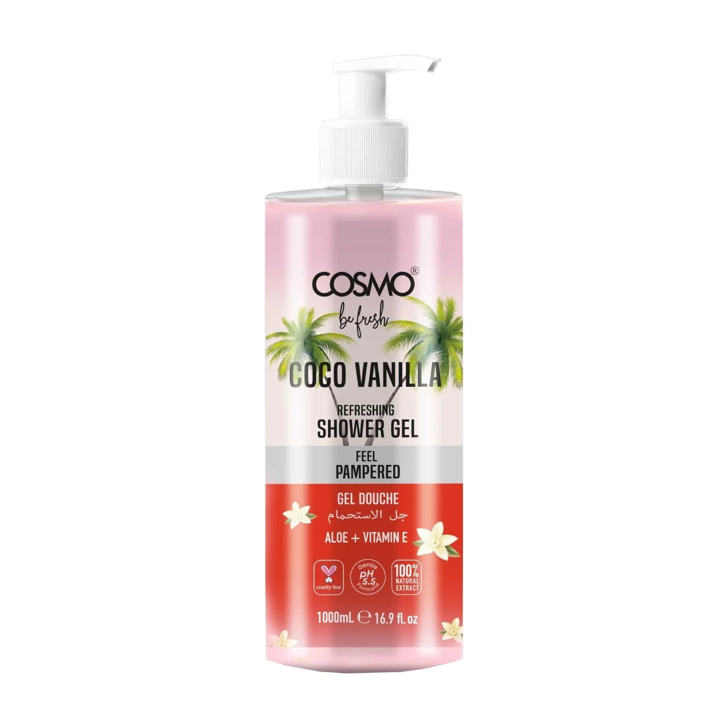 Be Fresh Cocoa Vanilla Shower Gel 1000ml
