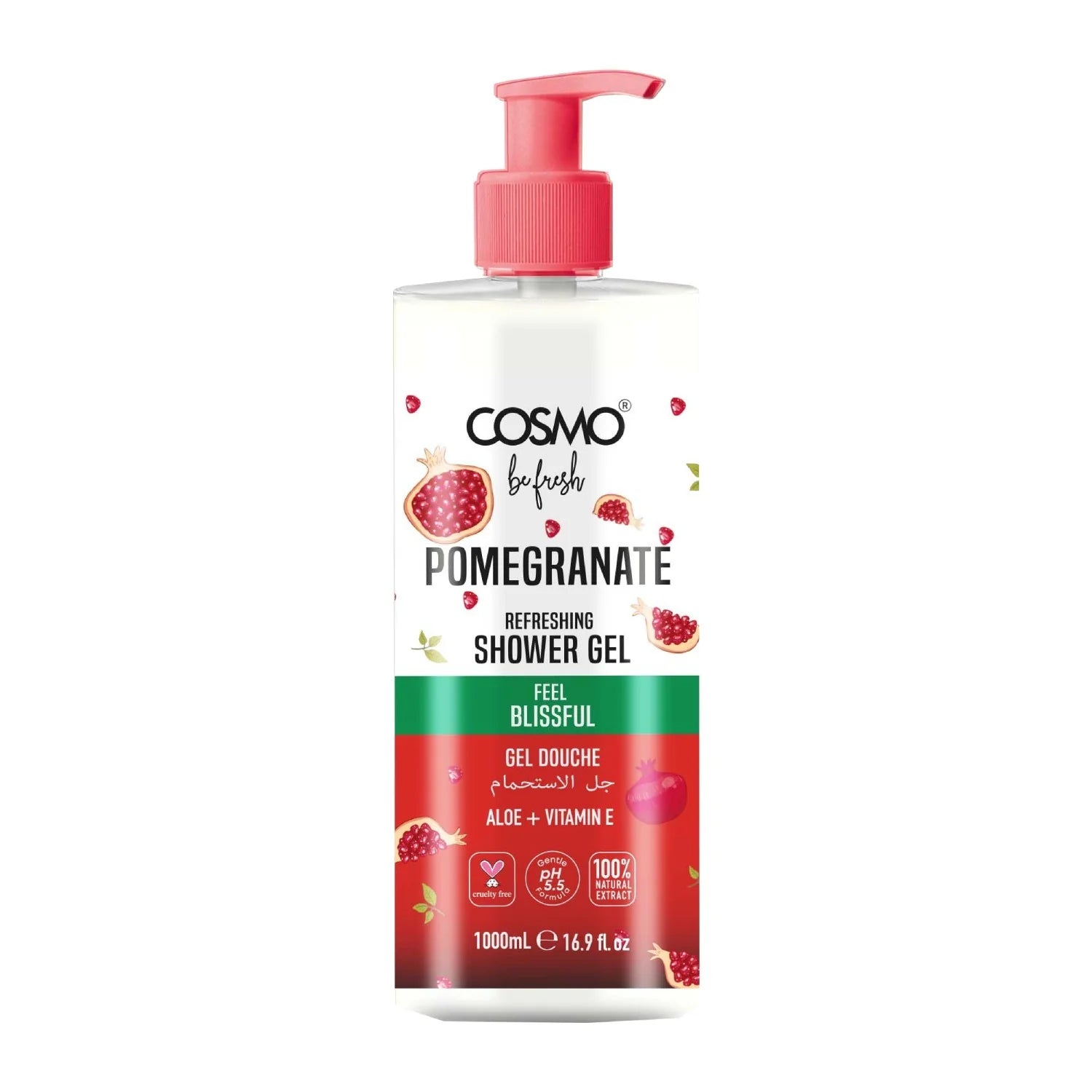 Be Fresh Pomegranate Shower Gel 1000ml