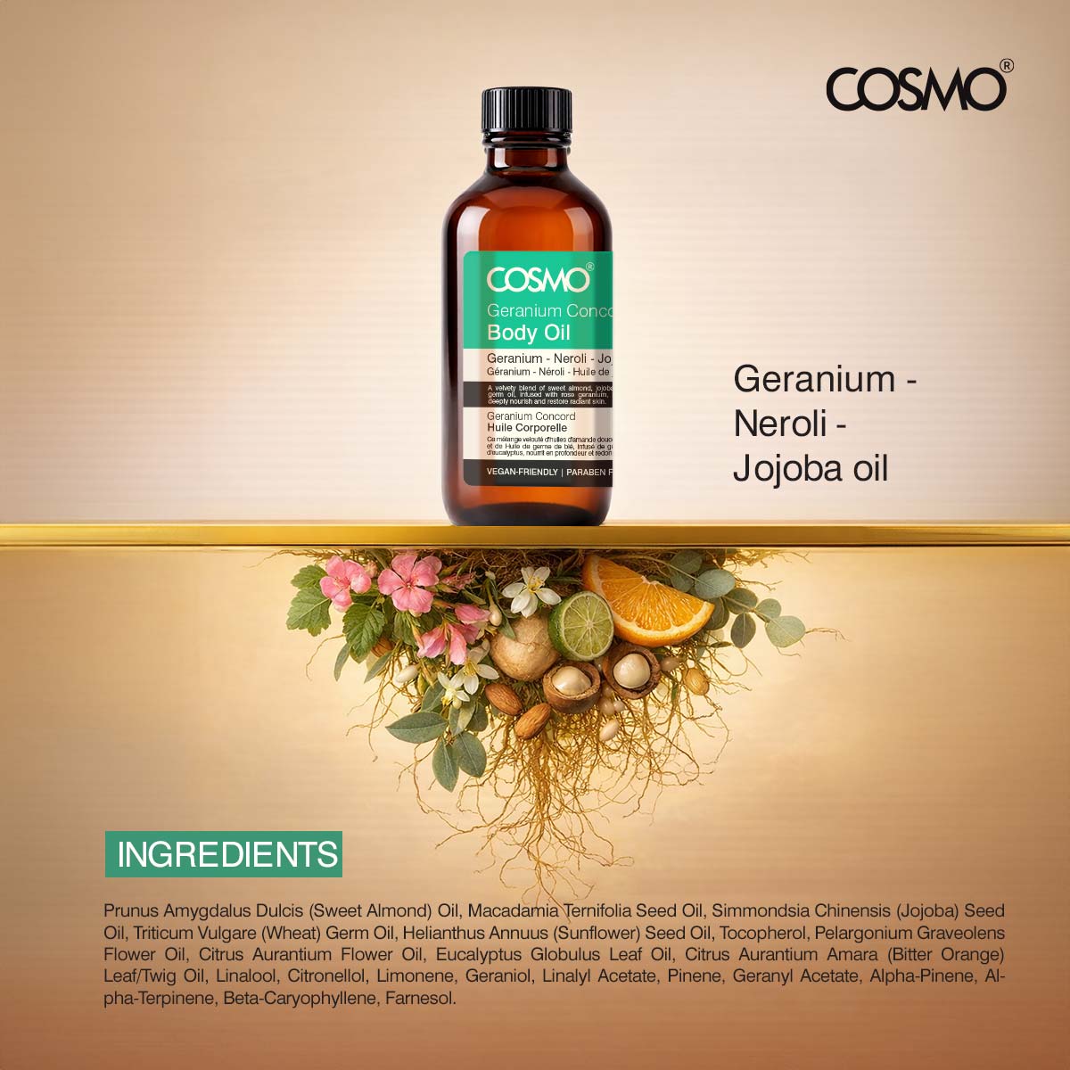 Body Oil Geranium Concord