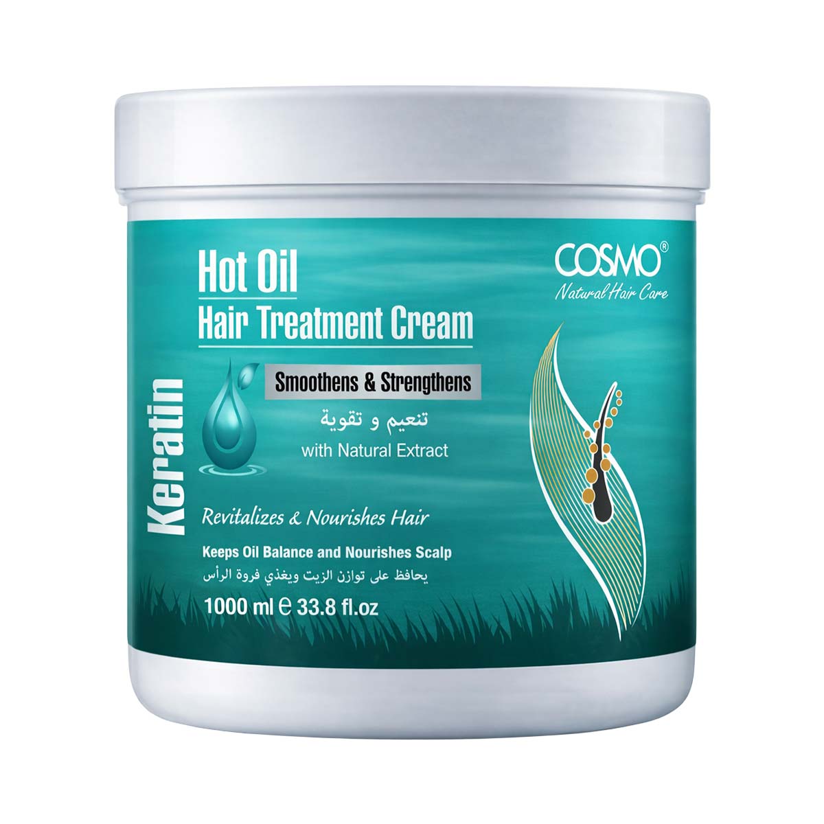 Keratin - Hot Oil Hair Treatment Cream
