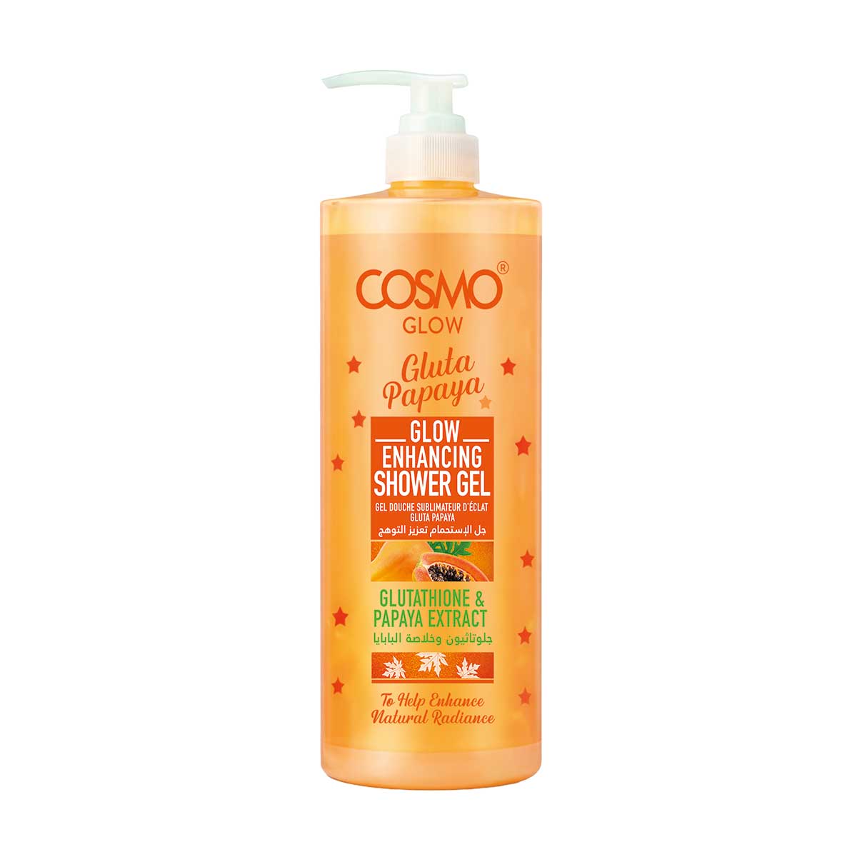 Cosmo Glow - Gluta Papaya Glow Enhancing Shower Gel