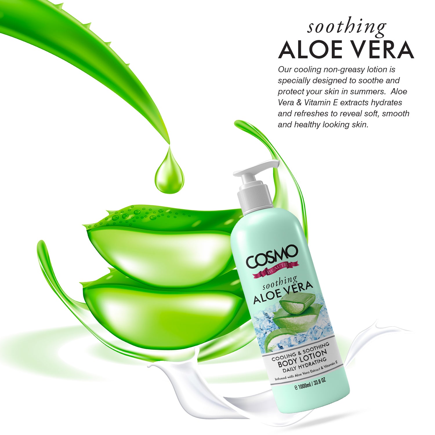 Soothing Aloe Vera -Cosmo Body Lotion