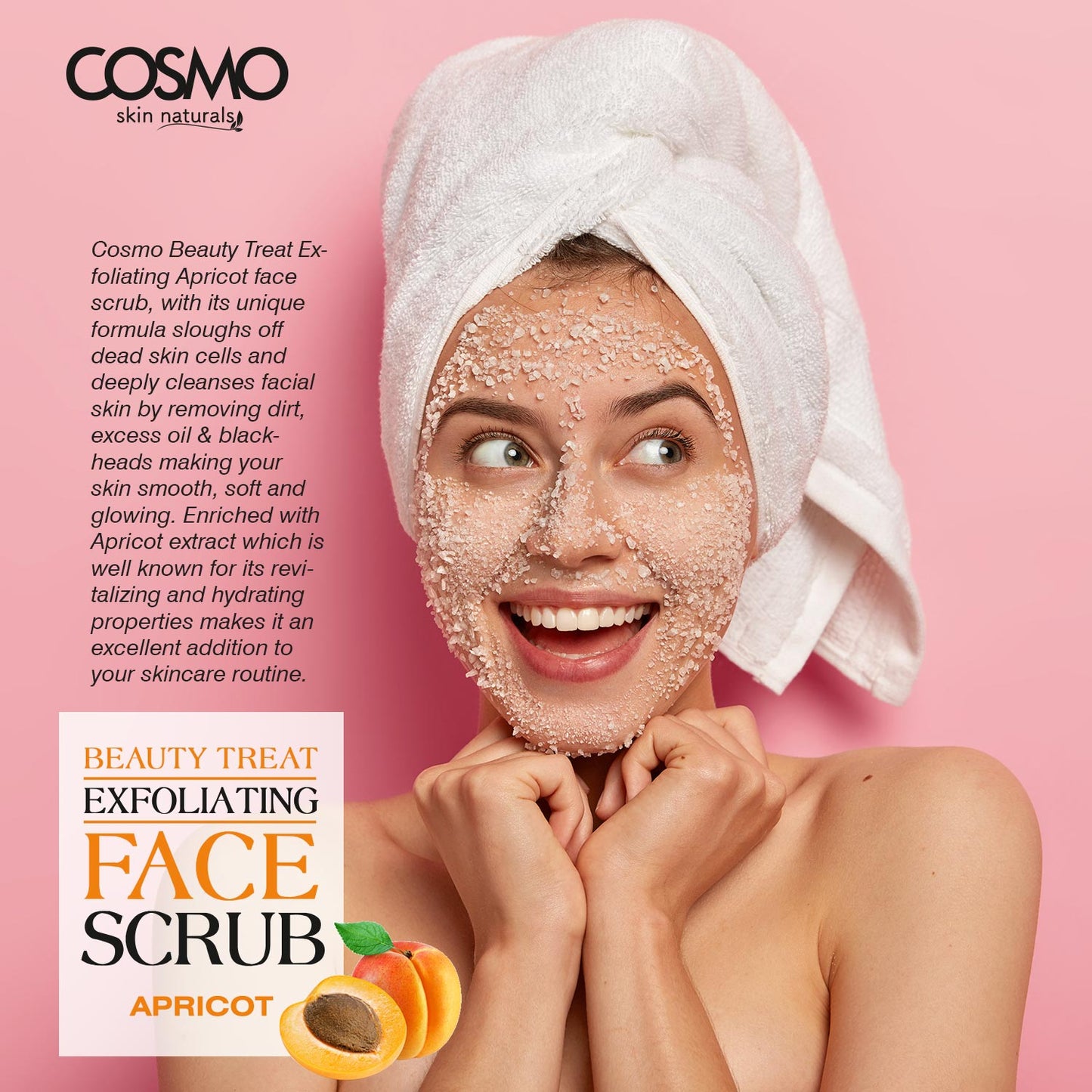 COSMO APRICOT FACE SCRUB