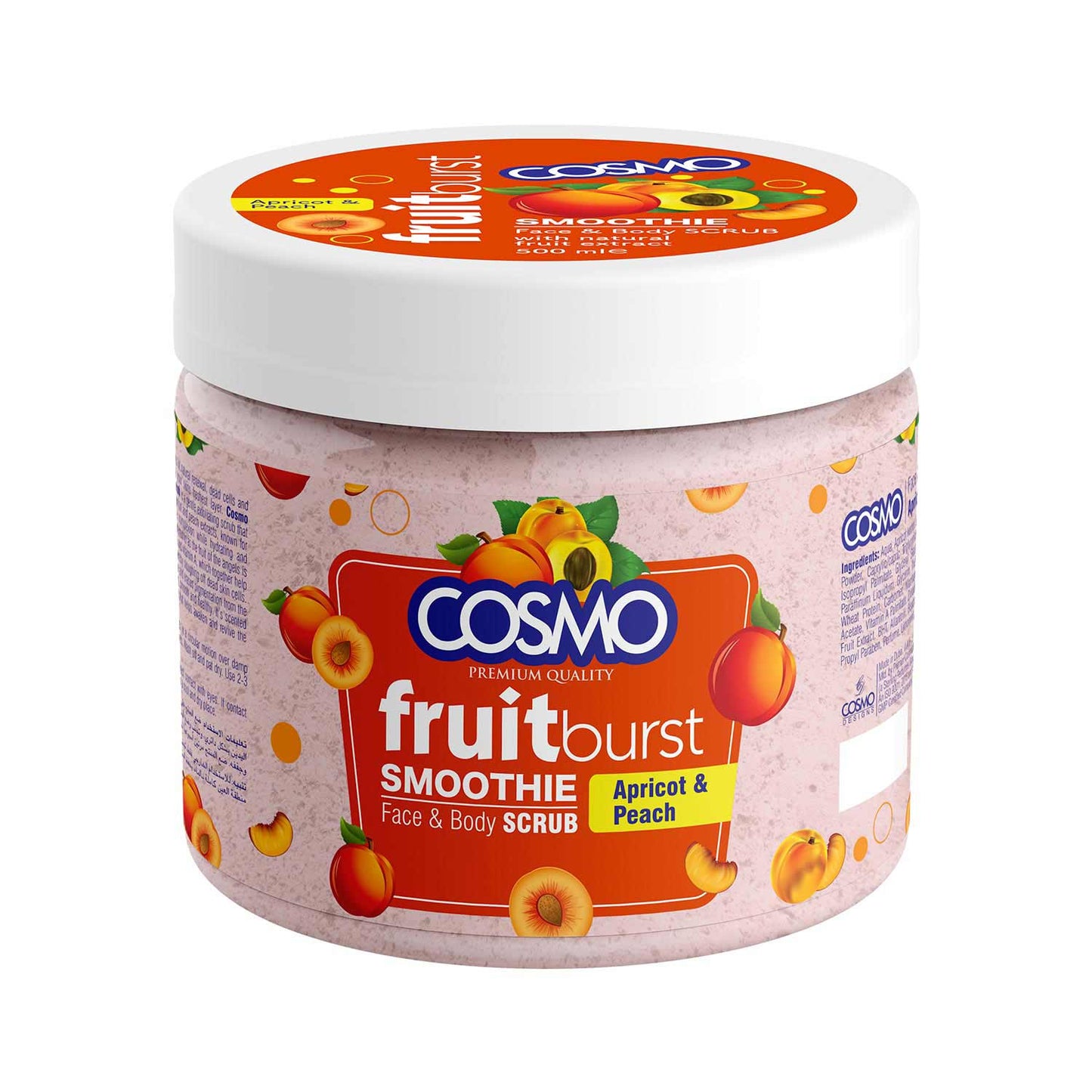 COSMO APRICOT & PEACH FACE & BODY SCRUB