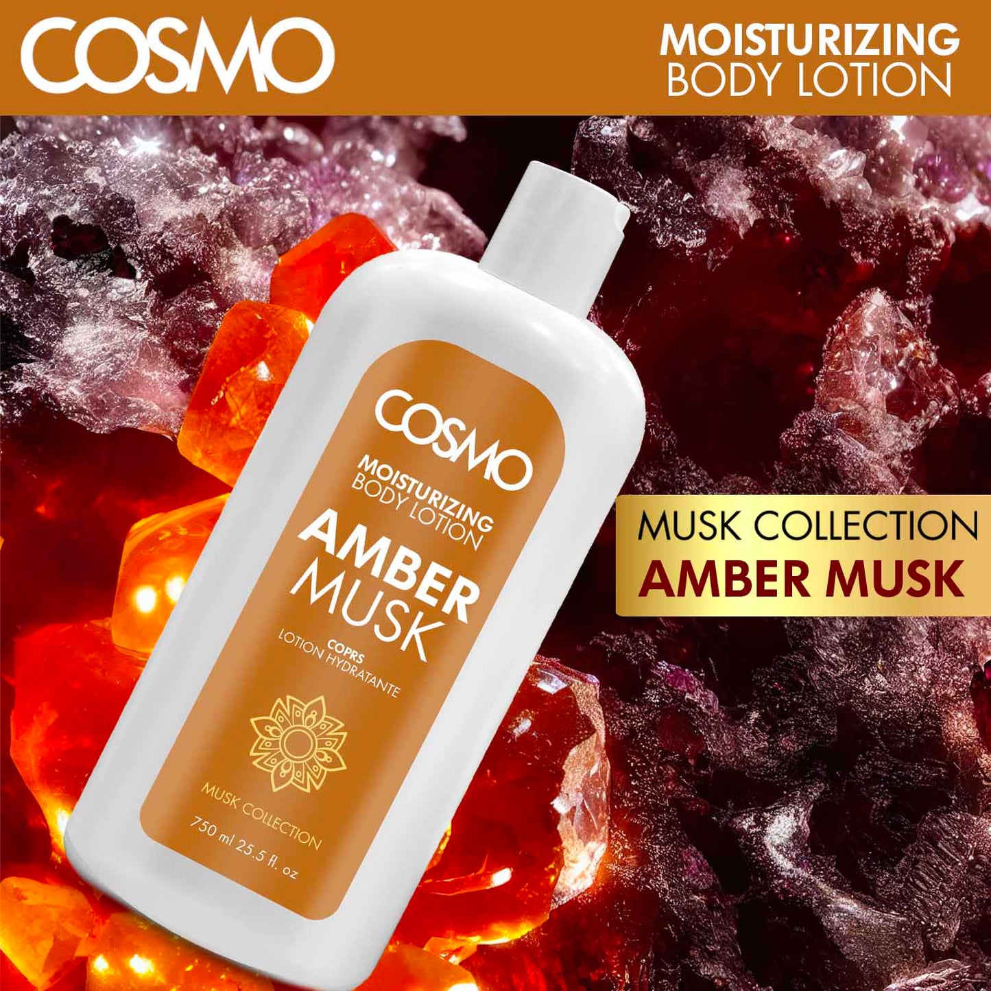 Amber Musk -Cosmo Moisturizing Body Lotion