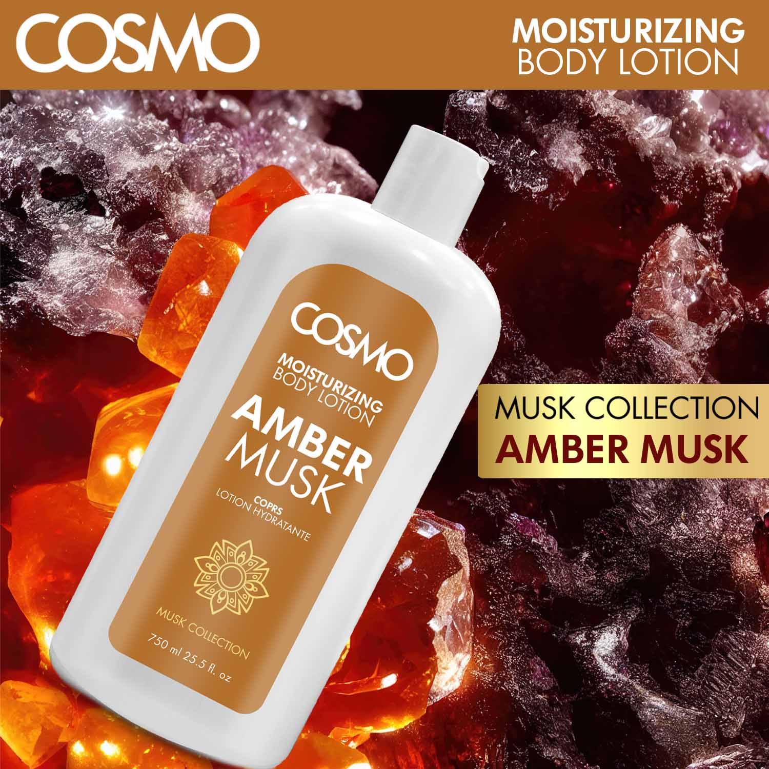 Amber Musk -Cosmo Moisturizing Body Lotion