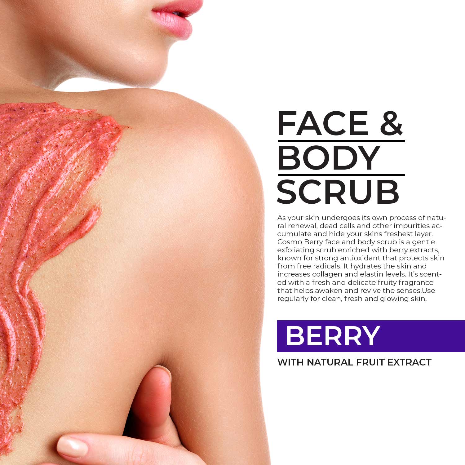 COSMO BERRY FACE & BODY SCRUB