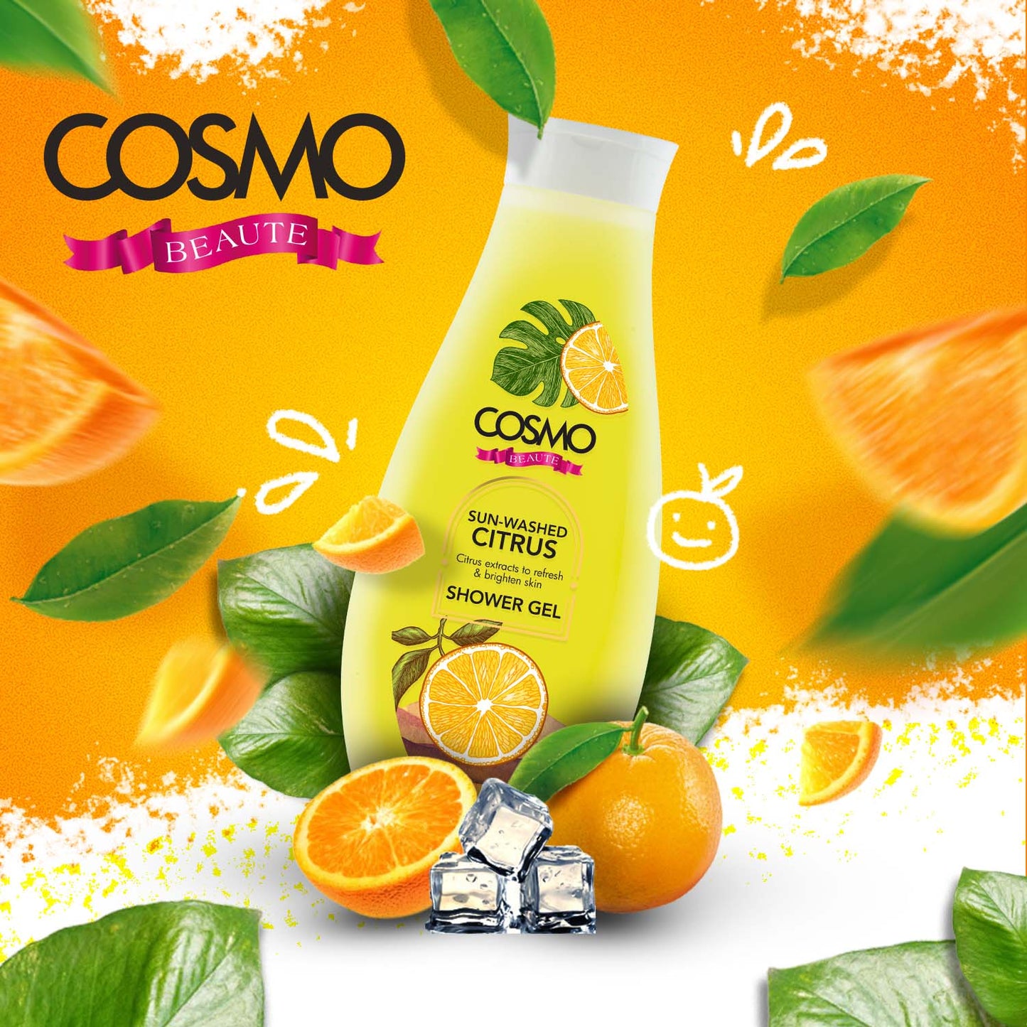 Sun Washed - Citrus Shower Gel 750Ml