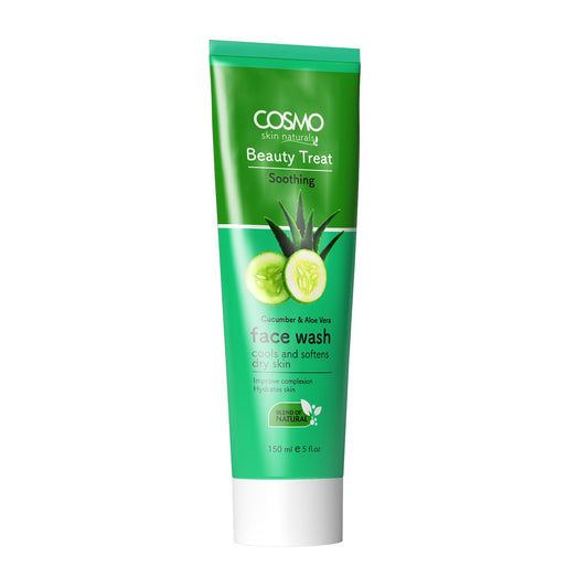 COSMO BEAUTY TREAT SOOTHING - CUCUMBER & ALOE VERA FACE WASH