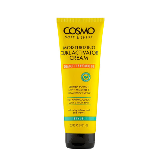 Cosmo Soft & Shine Moisturizing Curl Activator Cream Style “ 250Ml (Tube)