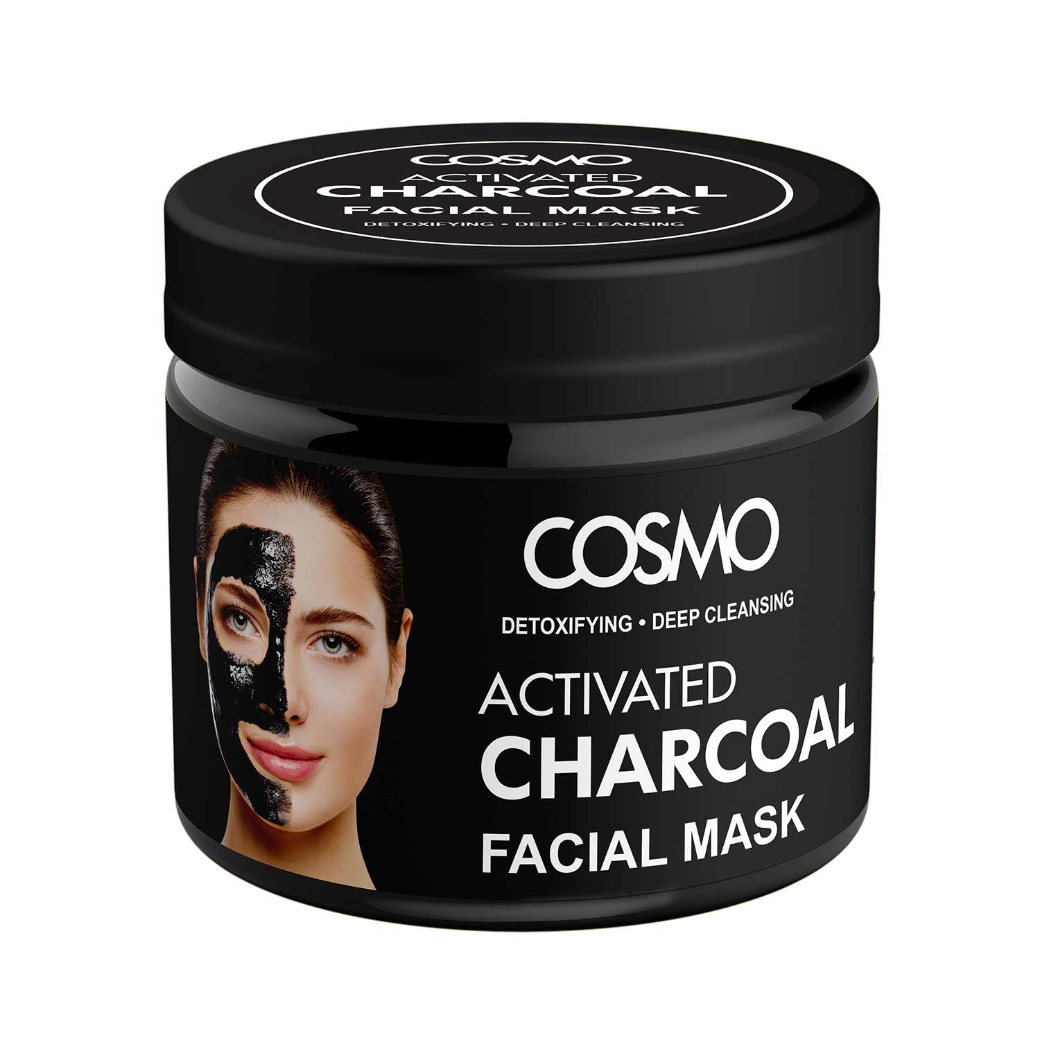 Activated Charcoal Facial Mask 200G Cosmo Cosmetics India activated-charcoal-facial-mask-200g-cosmo-cosmetics-india