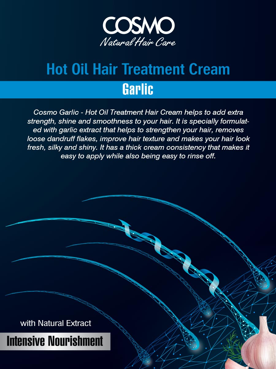 Garlic - Hot Oil Hair Treatment Cream - Intensive Nourishment