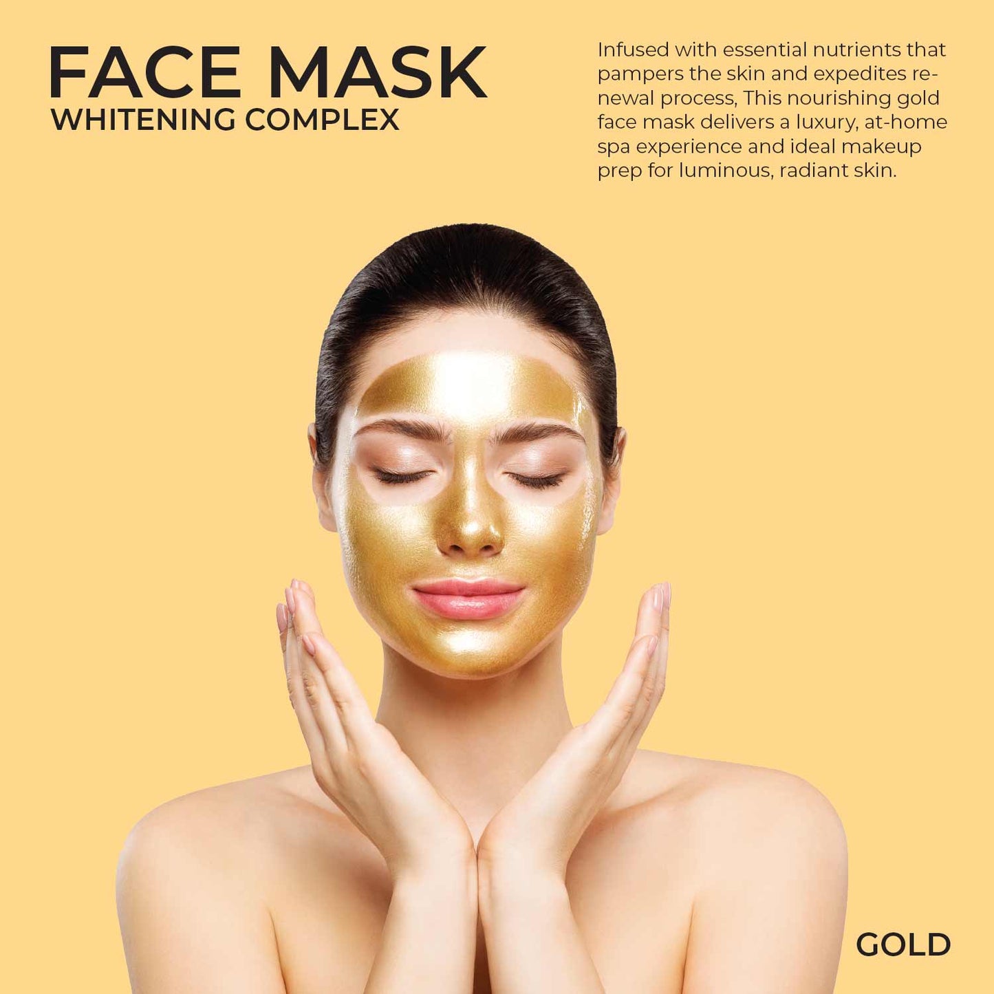 Gold Face Mask