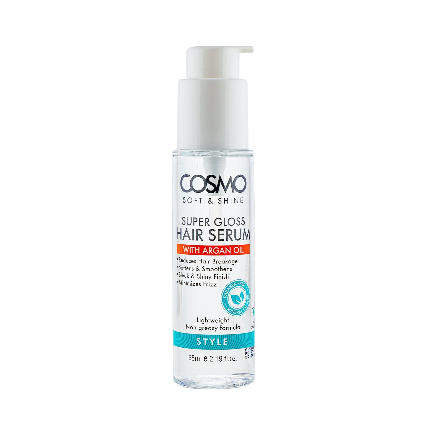 Cosmo Soft & Shine Super Gloss Hair Serum  Style - 65Ml