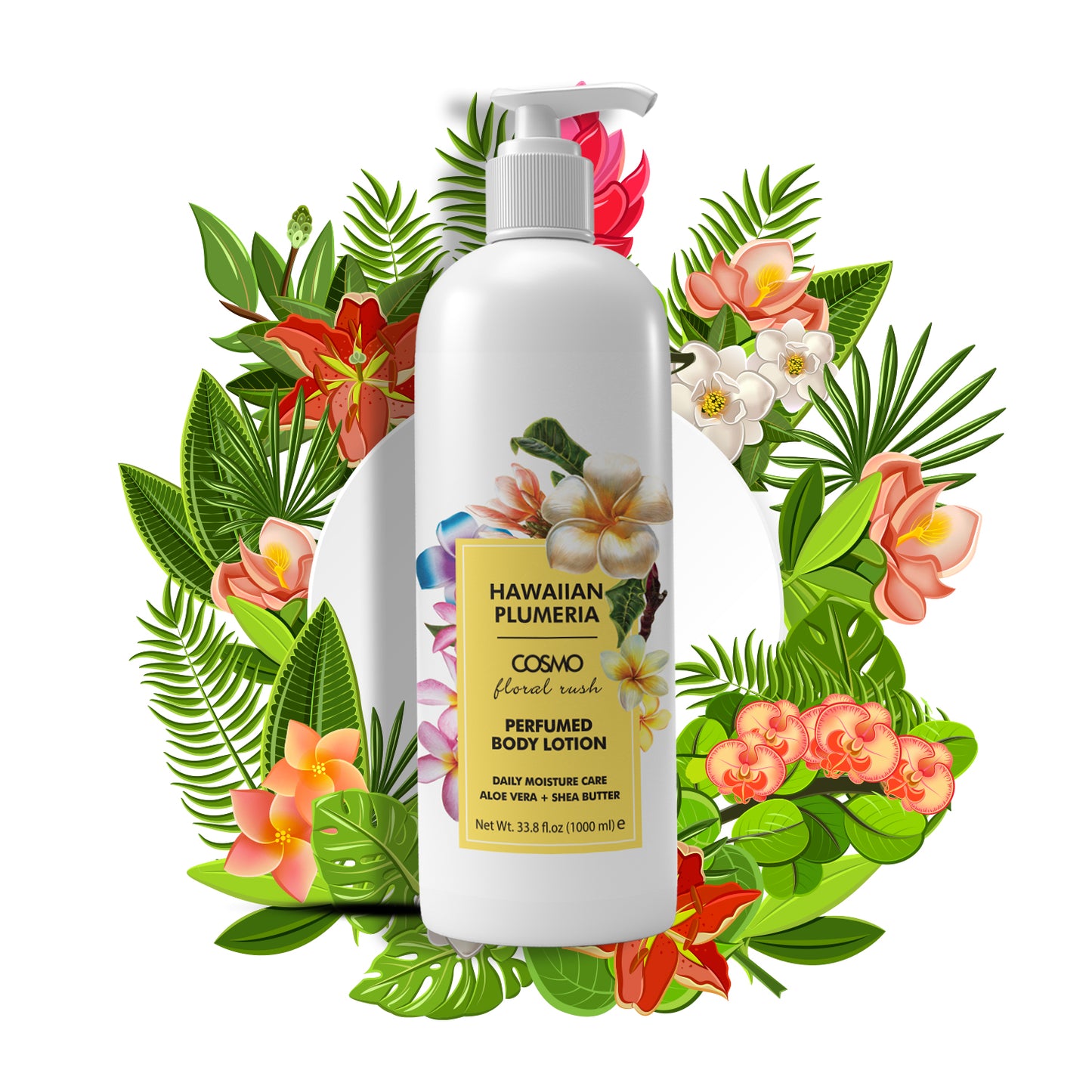 Hawaiian Plumeria Perfumed Cosmo Body Lotion